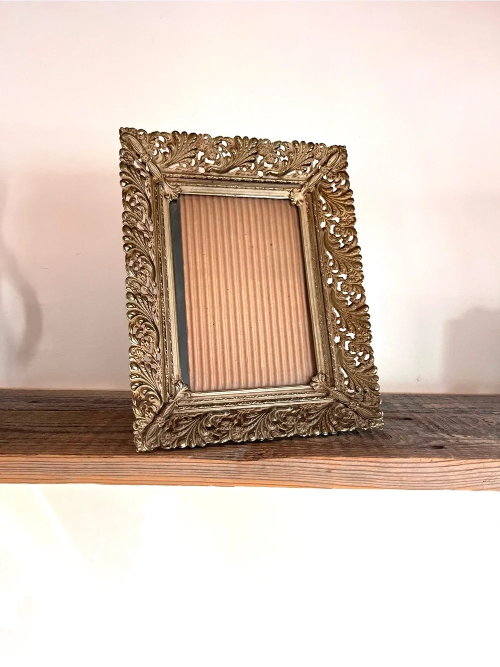 Gold filigree Picture Frame metal
